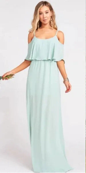 Show‎ Me Your Mumu Caitlin Maxi Dress Dusty Mint thumbnail 1