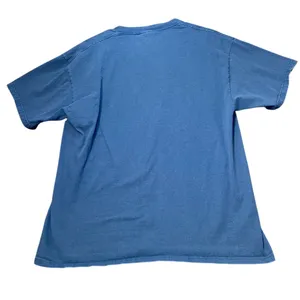 Lee‎ Vintage Scarecrow Pumpkin Embroidered T Shirt Womens Large Blue Autumn Fall thumbnail 3