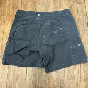 Kuhl Womens Charcoal Grey Cargo Hiking Shorts Size 6 Contrast Stitching thumbnail 5