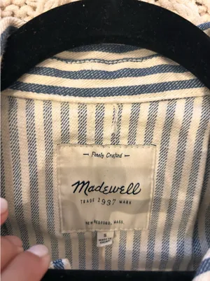 Madewell WorkWear Pinstripe Jacket thumbnail 4