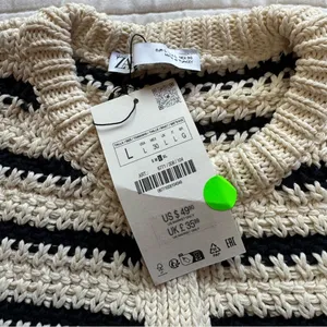 STRIPED KNIT CARDIGAN thumbnail 7