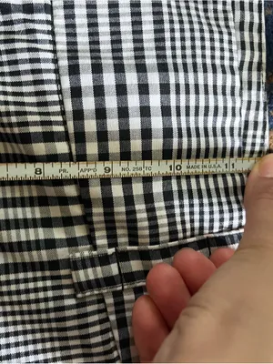 Dots Black & White Gingham Bermuda Shorts Size undefined thumbnail 6