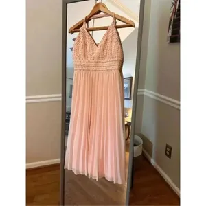 Lulu’s Glamorous Gala Pink Midi Dress Size Medium thumbnail 2
