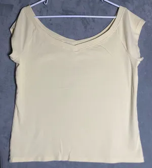 Banana Republic Pale Butter Yellow Scoop Neck Tank size XL‎ basic thumbnail 1