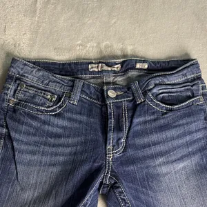 BKE Payton Dark Blue Wide Leg Jeans thumbnail 5