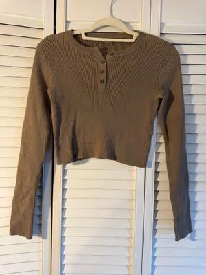 John Galt Brown Sweater  thumbnail 1