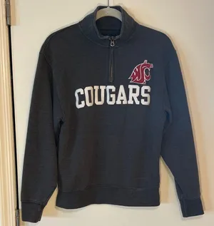 Jansport Black WSU Cougars Quarter-Zip Sweatshirt thumbnail 1