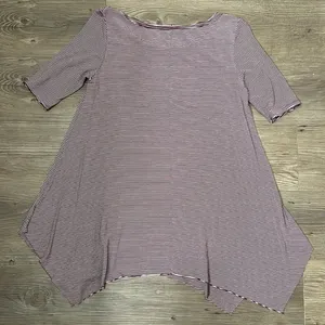AEO Purple Stripe Soft & Sexy T Size XS thumbnail 5