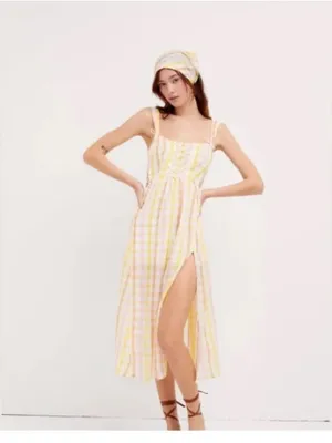 For love & Lemons Rue Midi Dress thumbnail 2