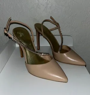 Nine West Nude Strapped Heels thumbnail 4