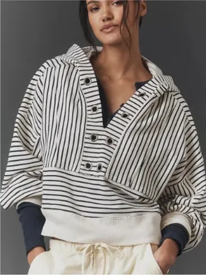 Anthropologie pilcro striped sweater thumbnail 1