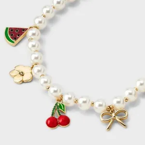 SUGARFIX by BaubleBar Farmer's Market Charm Pendant Necklace‎ - Multicolor - NWT thumbnail 3