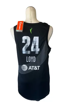 NWT Nike $100 Jewell Loyd Storm Rebel Edition Dri-Fit Wnba Victory Jersey M thumbnail 6