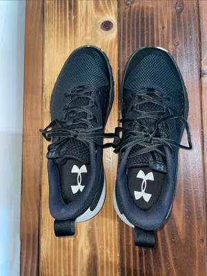 Women’s Under Armour UA HOVR Ascent Basketball Shoes 9 Black White 3025680 001 thumbnail 10