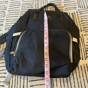 Land Diaper Bag Backpack Black thumbnail 3