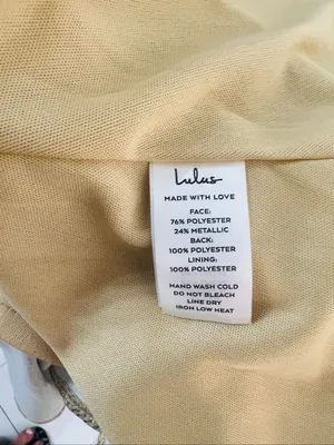 Lulus Gold Apryl Mae Metallic Sleeveless V-Neck Racerback Skater Dress Sz Small thumbnail 10