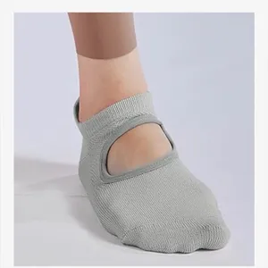 NEW Non Slip Yoga Socks 3 Pairs Grips Pilates Socks Ballet,Dance,Fitness thumbnail 6