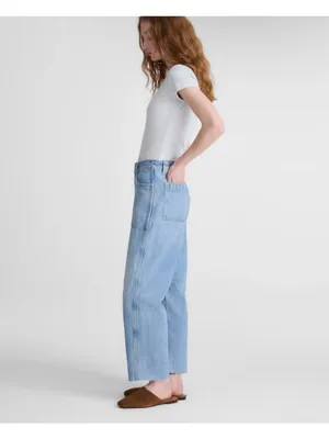 NEW Madewell The Darted Barrel-Leg Jean - Size: 29 thumbnail 11