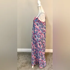 NWT Simply Southern Tropical Floral Maxi Dress thumbnail 4