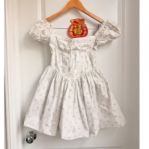 Babyboo Penelope Milkmaid Mini Dress Tea Party Bridgerton Small‎ Spring Summer thumbnail 4