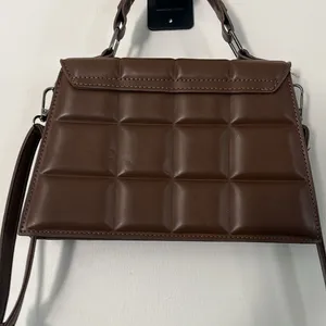 Fashion Rhombus brown‎ quilted crossbody shoulder bag thumbnail 8