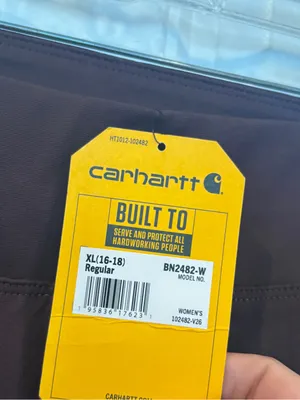 Carhartt burgundy force fitted midweight utility leggings size XL thumbnail 7