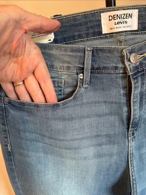 Levi's Denim Skinny Jeans - Light Blue Wash thumbnail 3