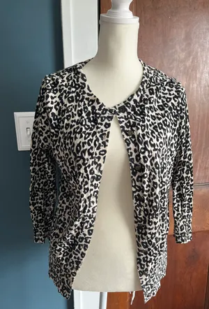 Loft Leopard Cardigan 🐆 thumbnail 1