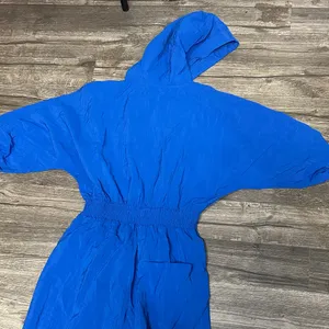 Bold Cobalt Utility Jumpsuit with Button Front Blue Size 42 thumbnail 7