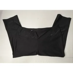 Nike Dri Fit Womens Size XL Black Capri Leggings Yoga Workout Athleisure Walk thumbnail 6