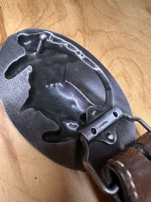 Horsehead Metal Belt Buckle NWOT thumbnail 3