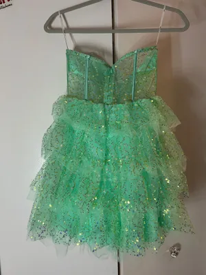 Green Lulus Dress thumbnail 1