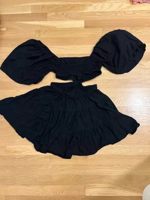Free People Cross of Sunlight Mini Dress Black Size Small thumbnail 4