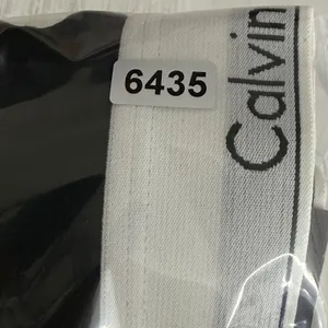 Calvin Klein Black White Logo Triangle Bralette Lightly‎ Lined QF5650 XL NEW thumbnail 8