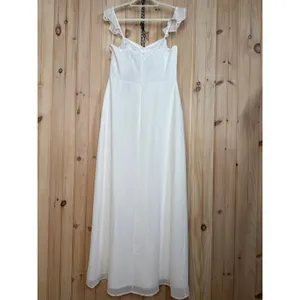 Lulus The Way to Love White Ruffled Maxi Dress Resortwear Classy Wedding Small thumbnail 8