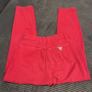 Guess by Georges Marciano Vintage Mid Rise Button Fly Red Jeans - Women's 29 thumbnail 15