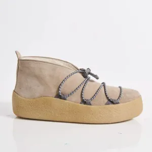 NEW Free People Snowdrop Micro Genuine Shearling Boot 9M, DUST BUNNY SUEDE thumbnail 5