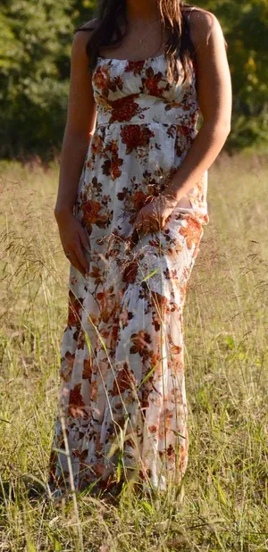 Altar'd State Maxi Dress Floral Small thumbnail 1