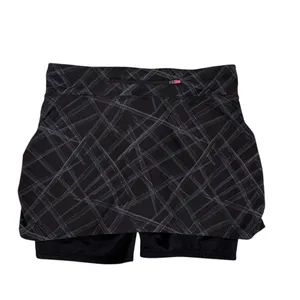 Athleta Skort Black Athletic Active Ruched Athleisure Skirt Size Medium thumbnail 3