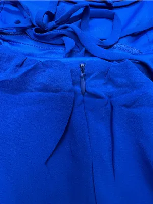 Lulus Good Deeds Royal Blue Lace-Up Dress Size XS NWT Y2K thumbnail 12