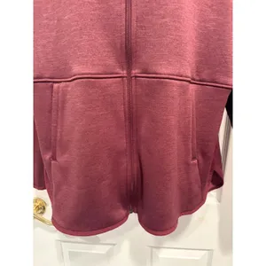 The North Face Womens Large Hoodie Full Zip Burgundy Fleece Jacket NF0A3ME2 thumbnail 6