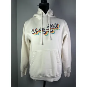 Independent Trading Co‎ Spring Hill Retro Graphic Hoodie Cream Womens XS thumbnail 2