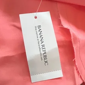 Banana Republic Silk Ruffle Cami Tank Top Coral Pink XS‎ Adjustable Y2K Casual thumbnail 6