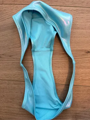 Aerie Metallic Low Rise Cheeky Bikini Bottoms S thumbnail 4