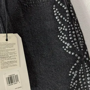 {Levi's} High Rise Deconstructed Button Fly Skirt thumbnail 6