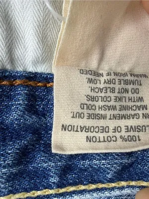 Ruehl No.925 Denim Mini Skirt W27 Distressed Frayed Low Rise Y2K 2000s thumbnail 9