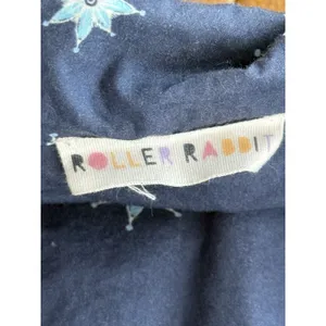 Women's Roller Rabbit Star Print Navy‎ Blue Short-Sleeve Pajama *Shirt Only thumbnail 2