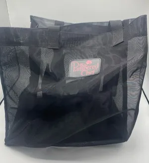 The Pampered Chef Consultant Foldable Reusable Bag Mesh Dividers Large Black thumbnail 1