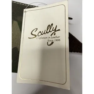 Scully Waist Belt Pouch Wallet Brown Leather Camo‎ Unisex Travel Easy Carry New thumbnail 8
