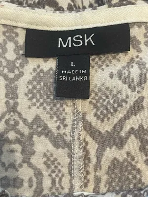 Void Snake Print Halter Swing Dress Size L thumbnail 9